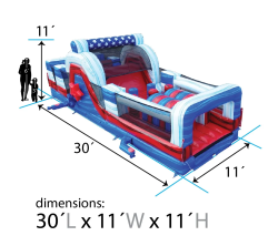 3020red20white20and20blue20obstacle20course202 1769887649 30' Red, White and Blue Obstacle Course