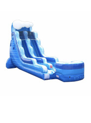 18' Blue Marble wet or dry slide